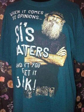 mens duck dynasty tee shirt size large Si